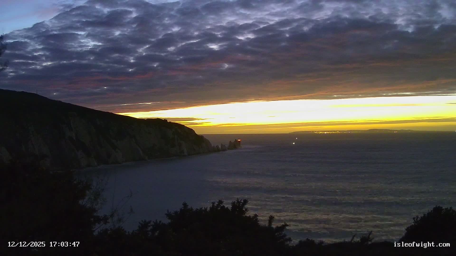 Totland, Alum Bay Needles Isle Of Wight's Live Cam -Freswater, Isle of Wight, South East, England, United Kingdom