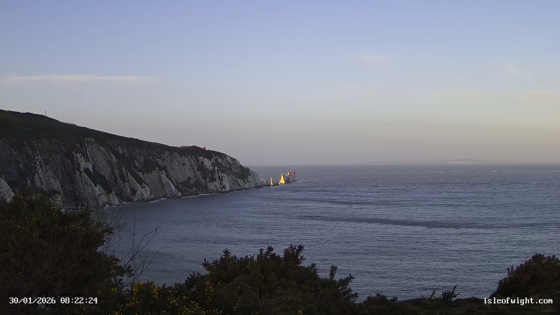 Totland, Alum Bay Needles Isle Of Wight's Live Cam -Freswater, Isle of Wight, South East, England, United Kingdom