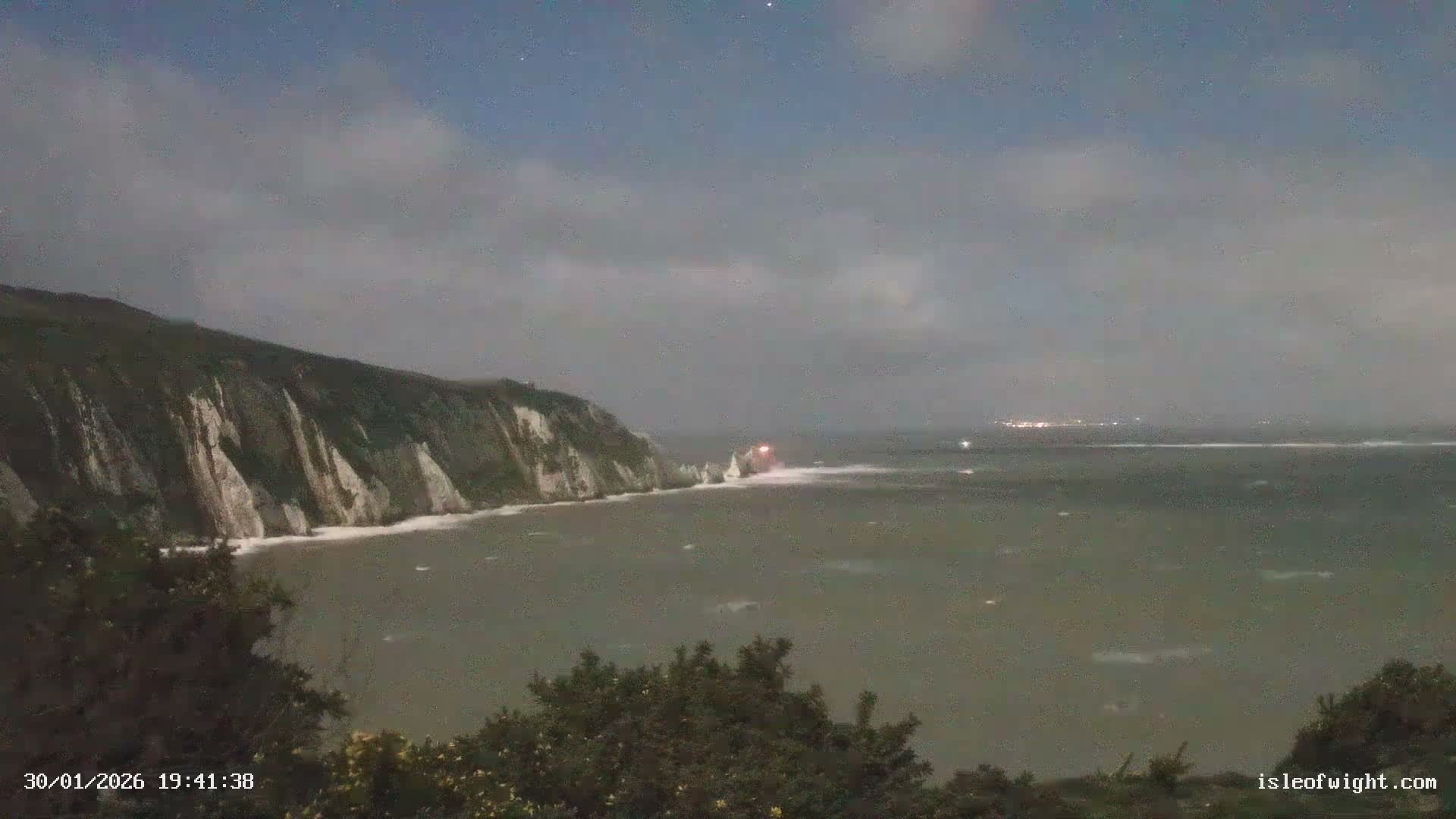 Totland, Alum Bay Needles Isle Of Wight's Live Cam -Freswater, Isle of Wight, South East, England, United Kingdom