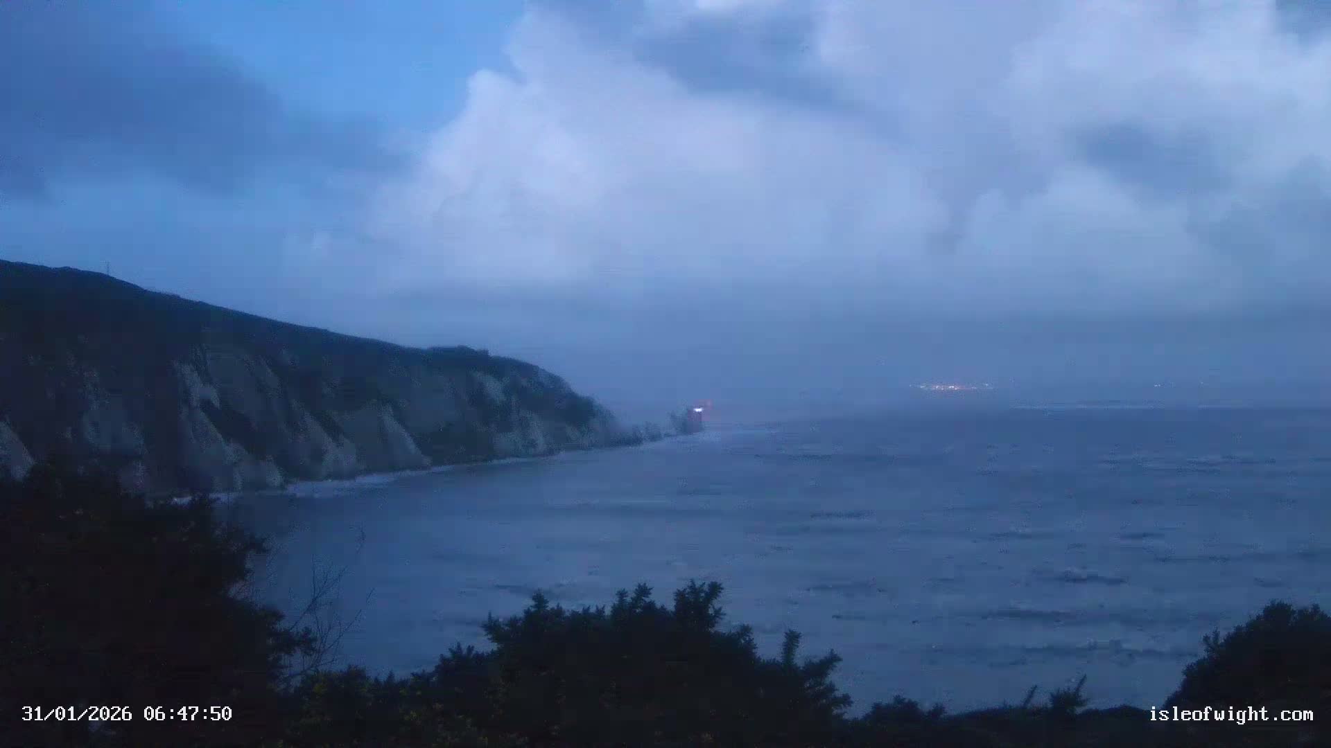 Totland, Alum Bay Needles Isle Of Wight's Live Cam -Freswater, Isle of Wight, South East, England, United Kingdom