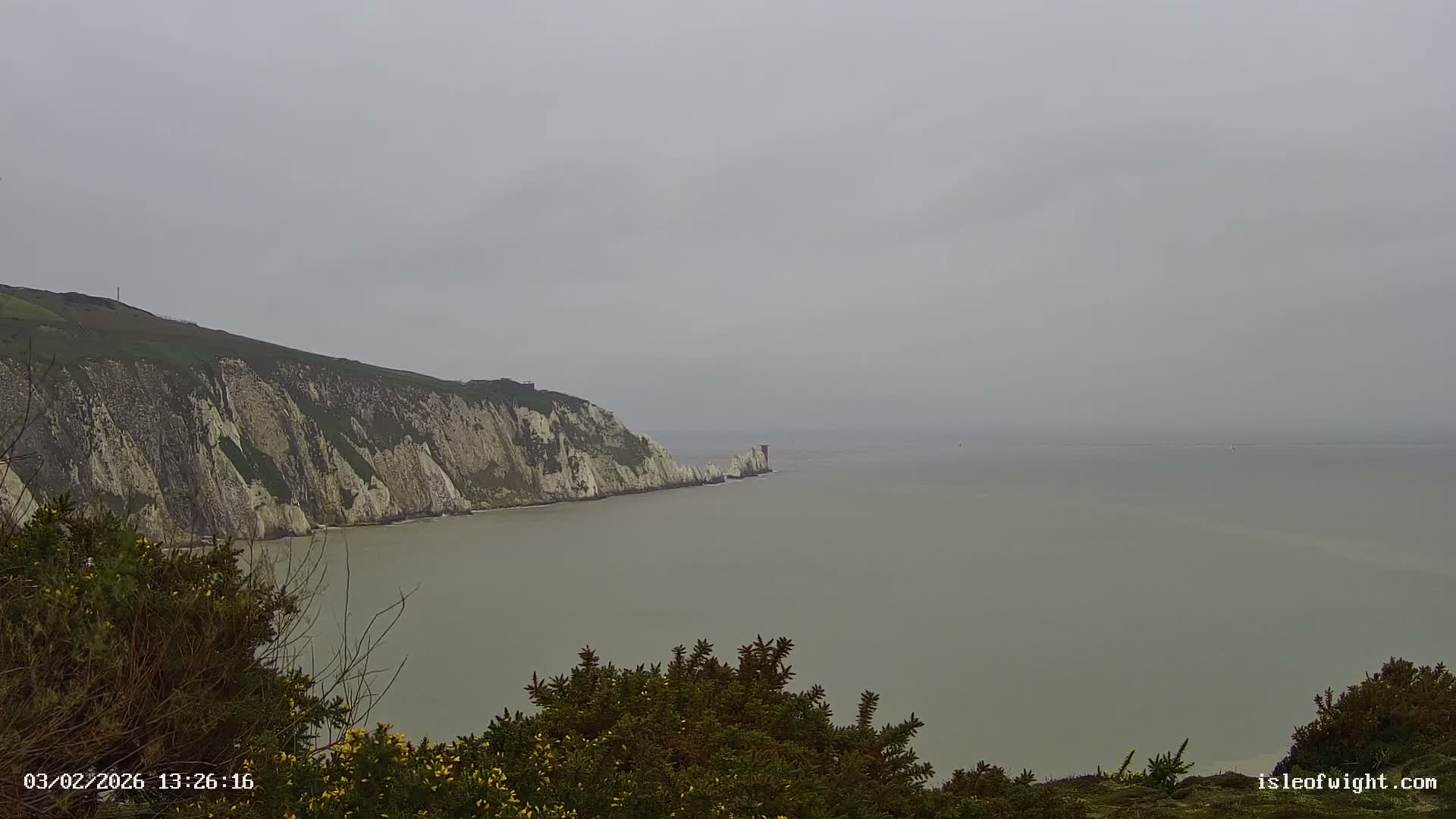 Totland, Alum Bay Needles Isle Of Wight's Live Cam -Freswater, Isle of Wight, South East, England, United Kingdom