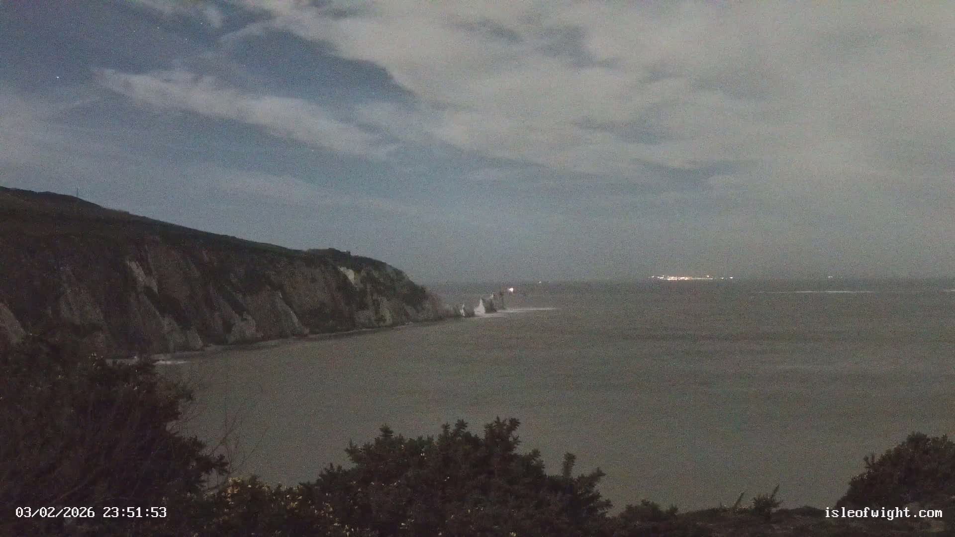 Totland, Alum Bay Needles Isle Of Wight's Live Cam -Freswater, Isle of Wight, South East, England, United Kingdom