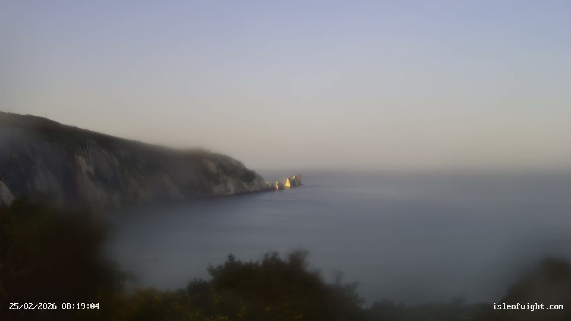 Totland, Alum Bay Needles Isle Of Wight's Live Cam -Freswater, Isle of Wight, South East, England, United Kingdom