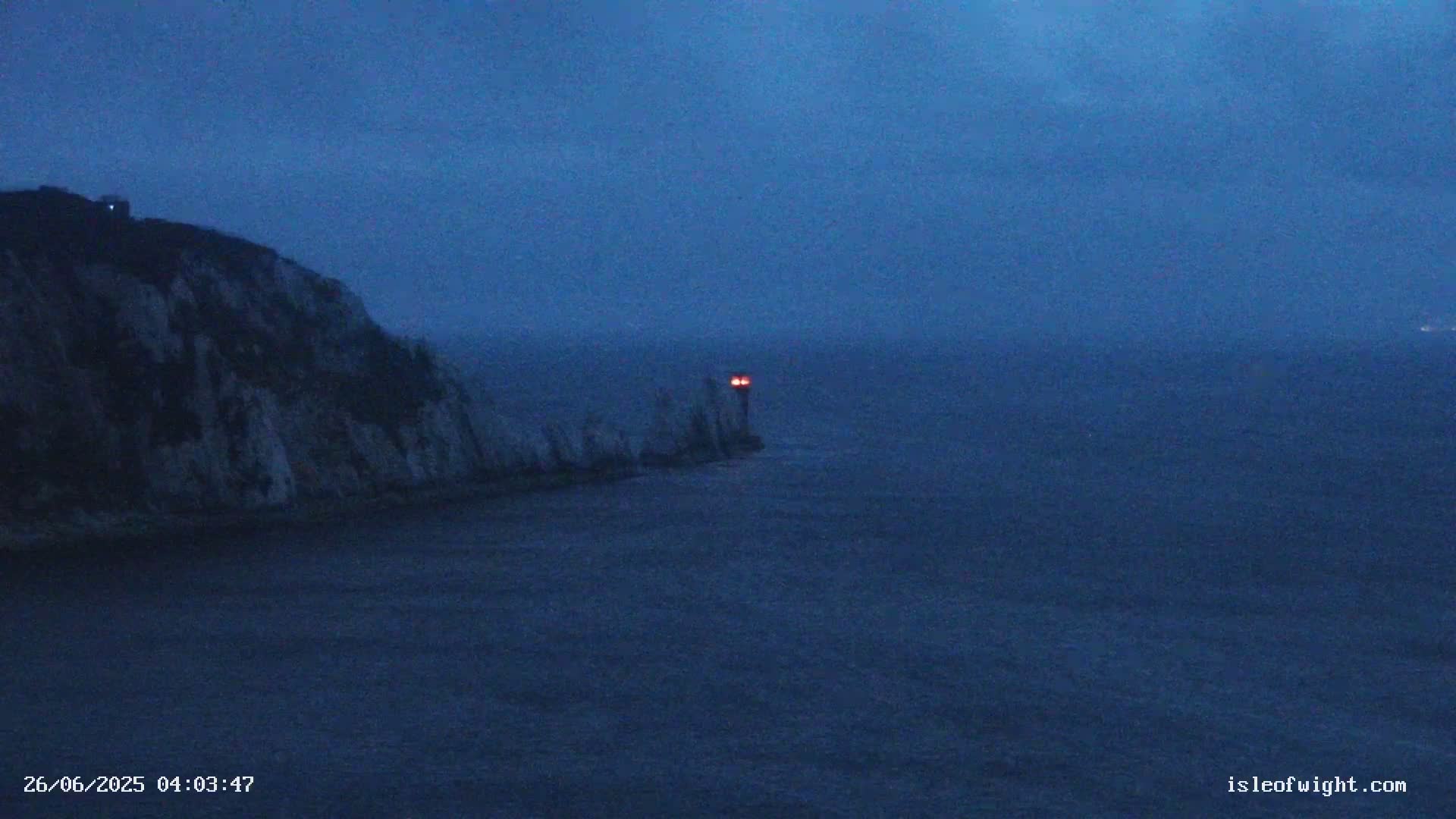 The Needles Isle of Wight & England Mainland View From Alum Bay Live Cam - Totland, Isle of Wight, South East, England, United Kingdom