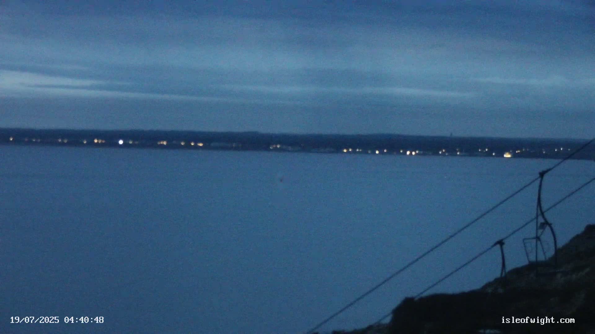 The Needles Isle of Wight & England Mainland View From Alum Bay Live Cam - Totland, Isle of Wight, South East, England, United Kingdom