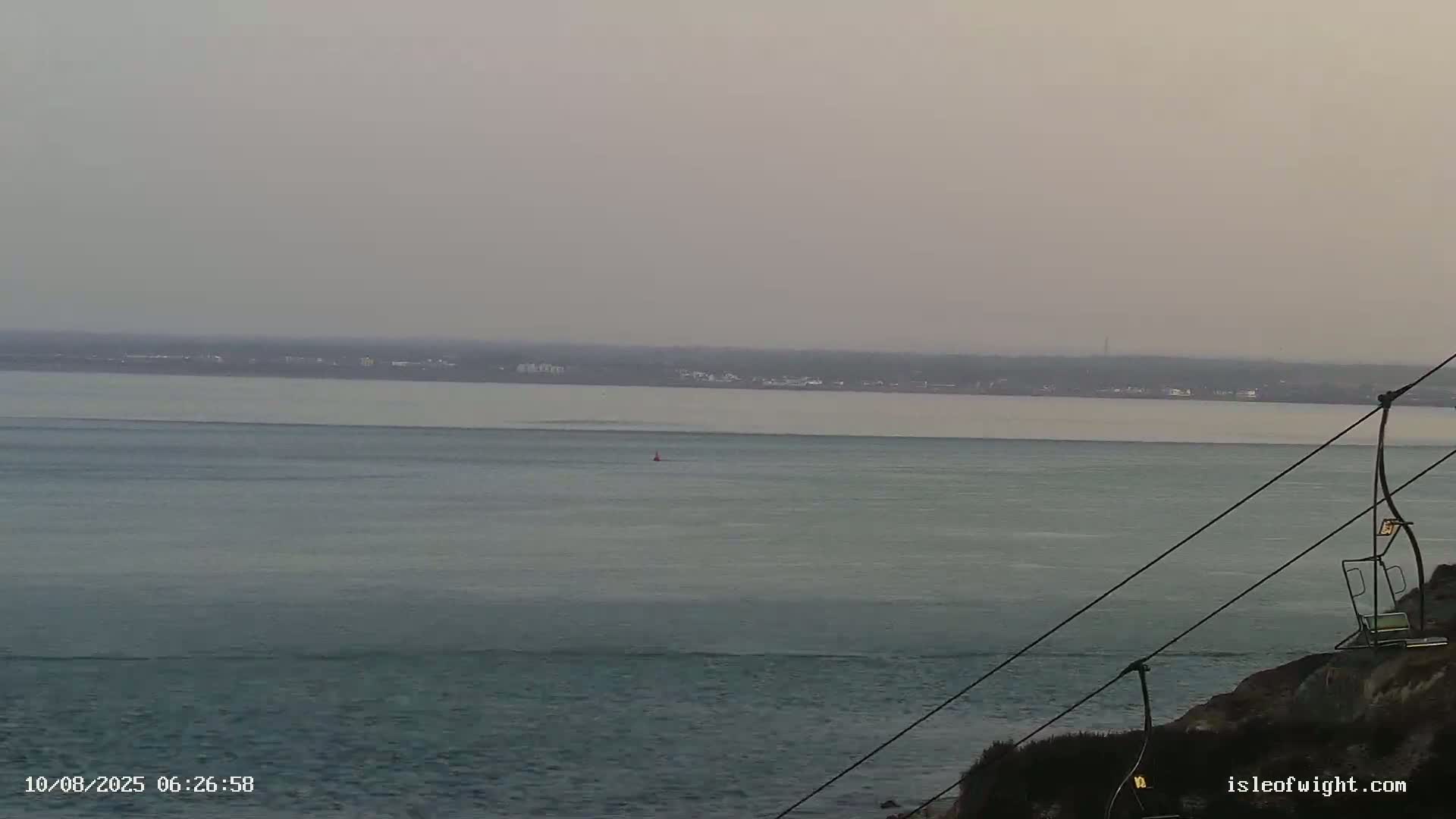 The Needles Isle of Wight & England Mainland View From Alum Bay Live Cam - Totland, Isle of Wight, South East, England, United Kingdom