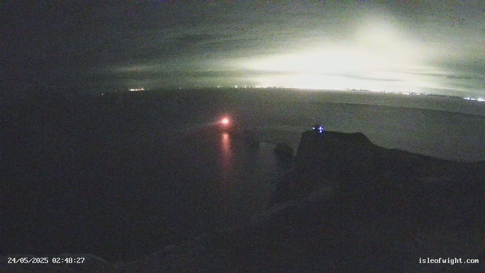 Isle of Wight, The Needles  Lighthouse Live Cam - Totland, Isle of Wight, South East, England, United Kingdom