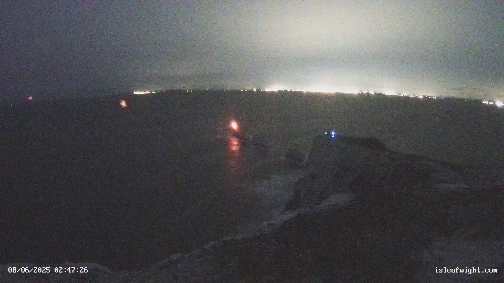Isle of Wight, The Needles  Lighthouse Live Cam - Totland, Isle of Wight, South East, England, United Kingdom