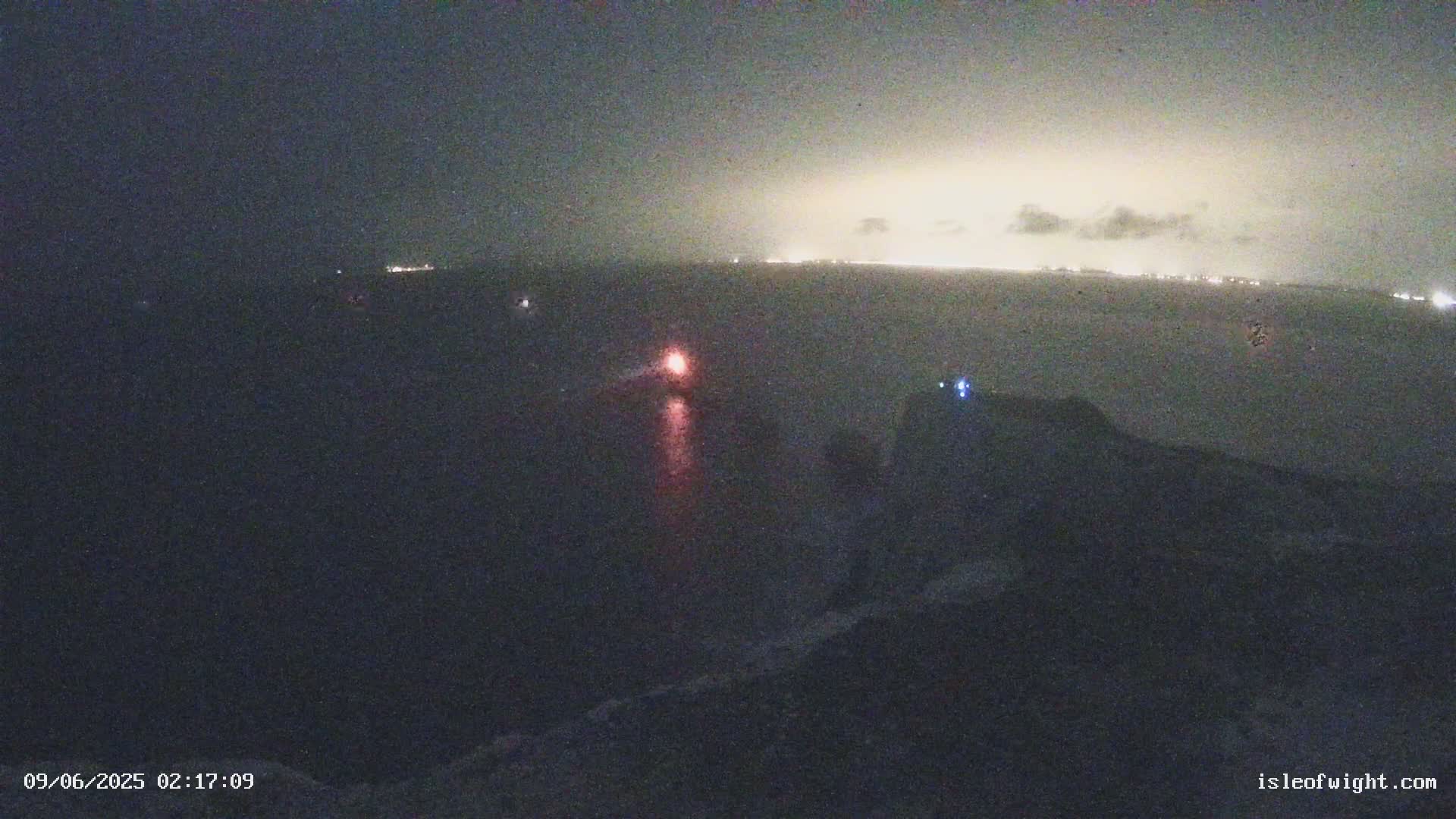 Isle of Wight, The Needles  Lighthouse Live Cam - Totland, Isle of Wight, South East, England, United Kingdom