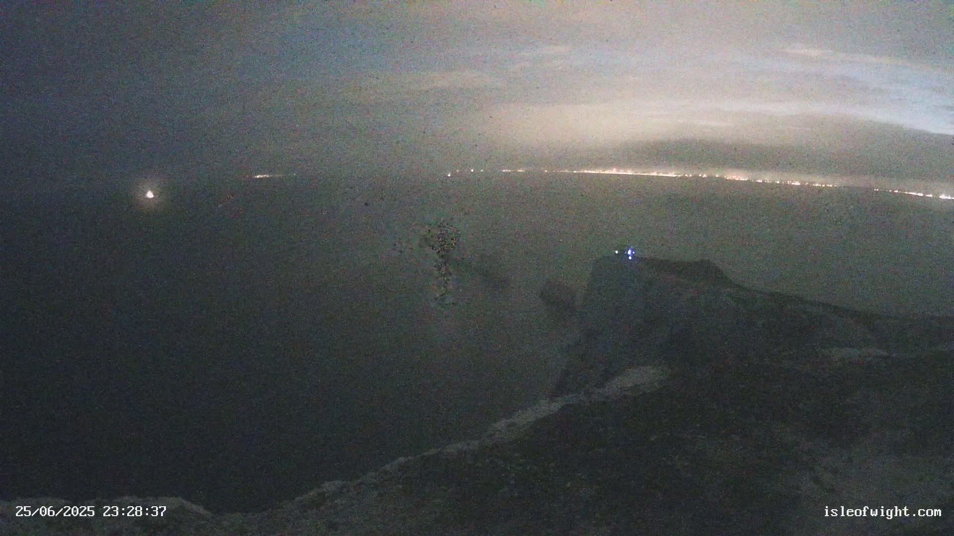 Isle of Wight, The Needles  Lighthouse Live Cam - Totland, Isle of Wight, South East, England, United Kingdom