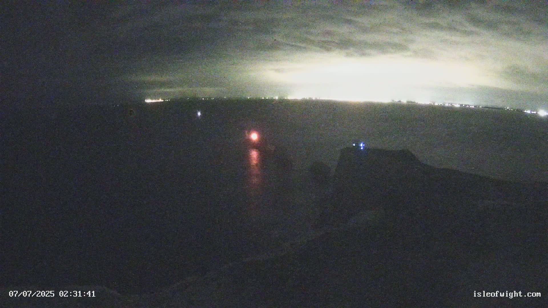 Isle of Wight, The Needles  Lighthouse Live Cam - Totland, Isle of Wight, South East, England, United Kingdom