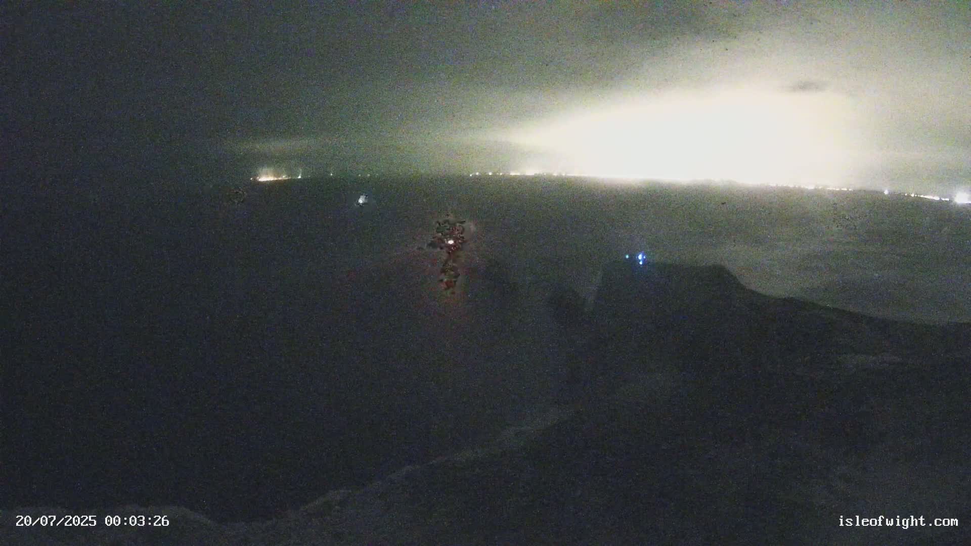 Isle of Wight, The Needles  Lighthouse Live Cam - Totland, Isle of Wight, South East, England, United Kingdom