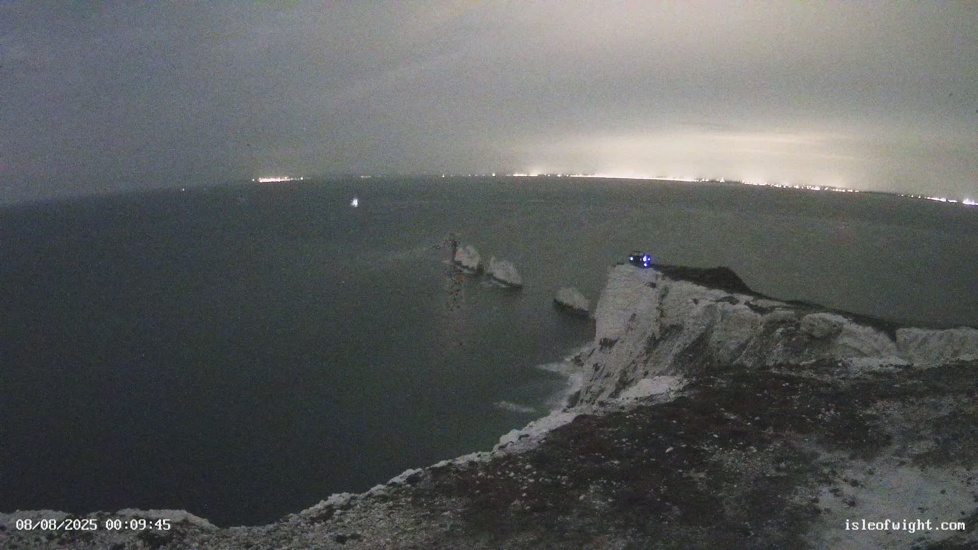Isle of Wight, The Needles  Lighthouse Live Cam - Totland, Isle of Wight, South East, England, United Kingdom