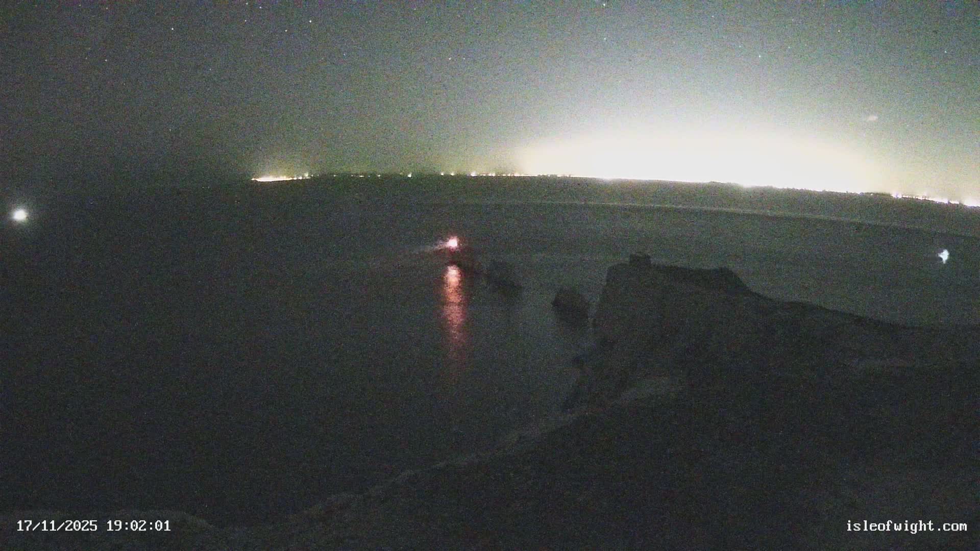 Isle of Wight, The Needles  Lighthouse Live Cam - Totland, Isle of Wight, South East, England, United Kingdom