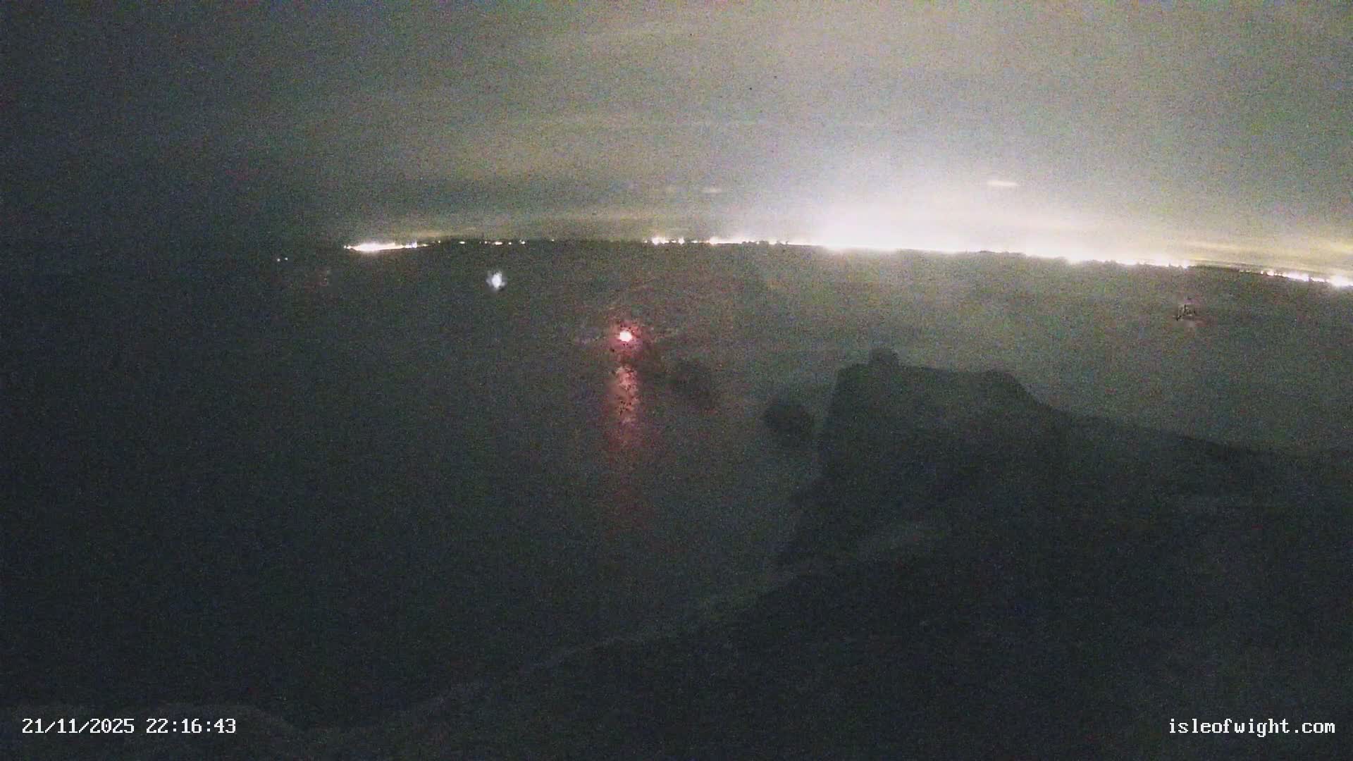 Isle of Wight, The Needles  Lighthouse Live Cam - Totland, Isle of Wight, South East, England, United Kingdom