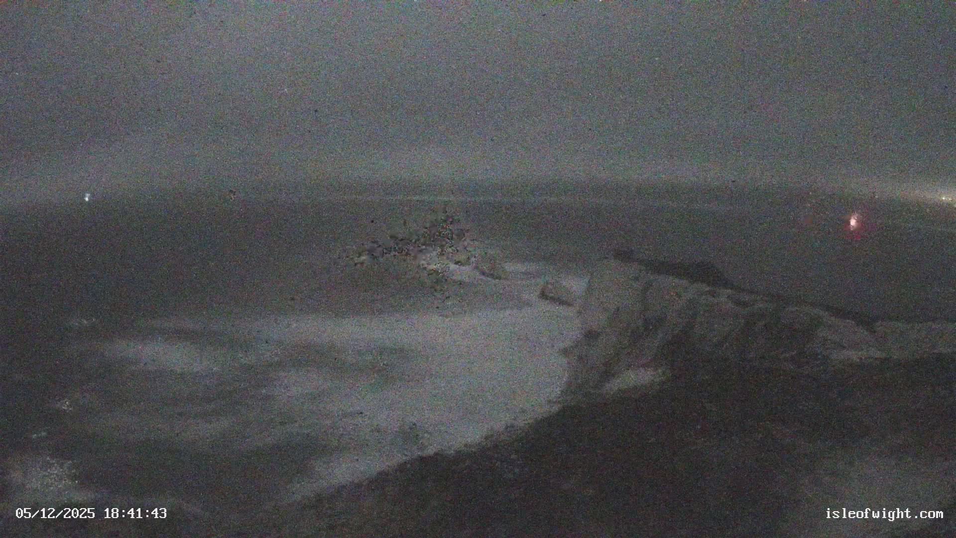 Isle of Wight, The Needles  Lighthouse Live Cam - Totland, Isle of Wight, South East, England, United Kingdom
