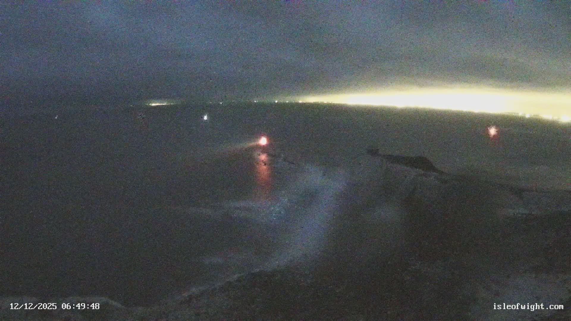 Isle of Wight, The Needles  Lighthouse Live Cam - Totland, Isle of Wight, South East, England, United Kingdom