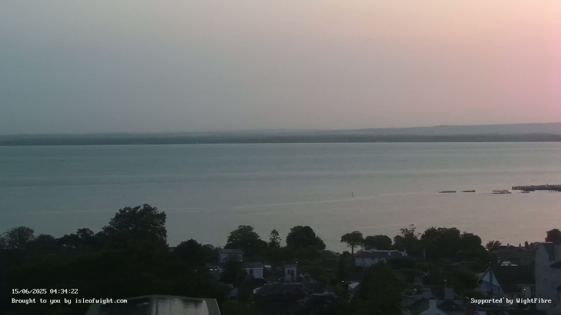 Portsmouth & Ryde City & The Solent Panaromic PTZ Live Cam - Ryde, Isle of Wight, South East, England, United Kingdom