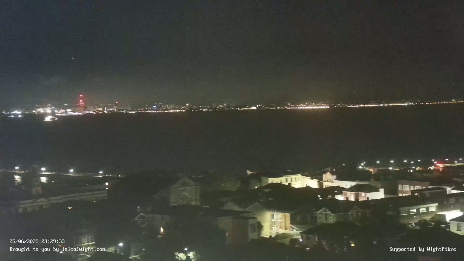 Portsmouth & Ryde City & The Solent Panaromic PTZ Live Cam - Ryde, Isle of Wight, South East, England, United Kingdom