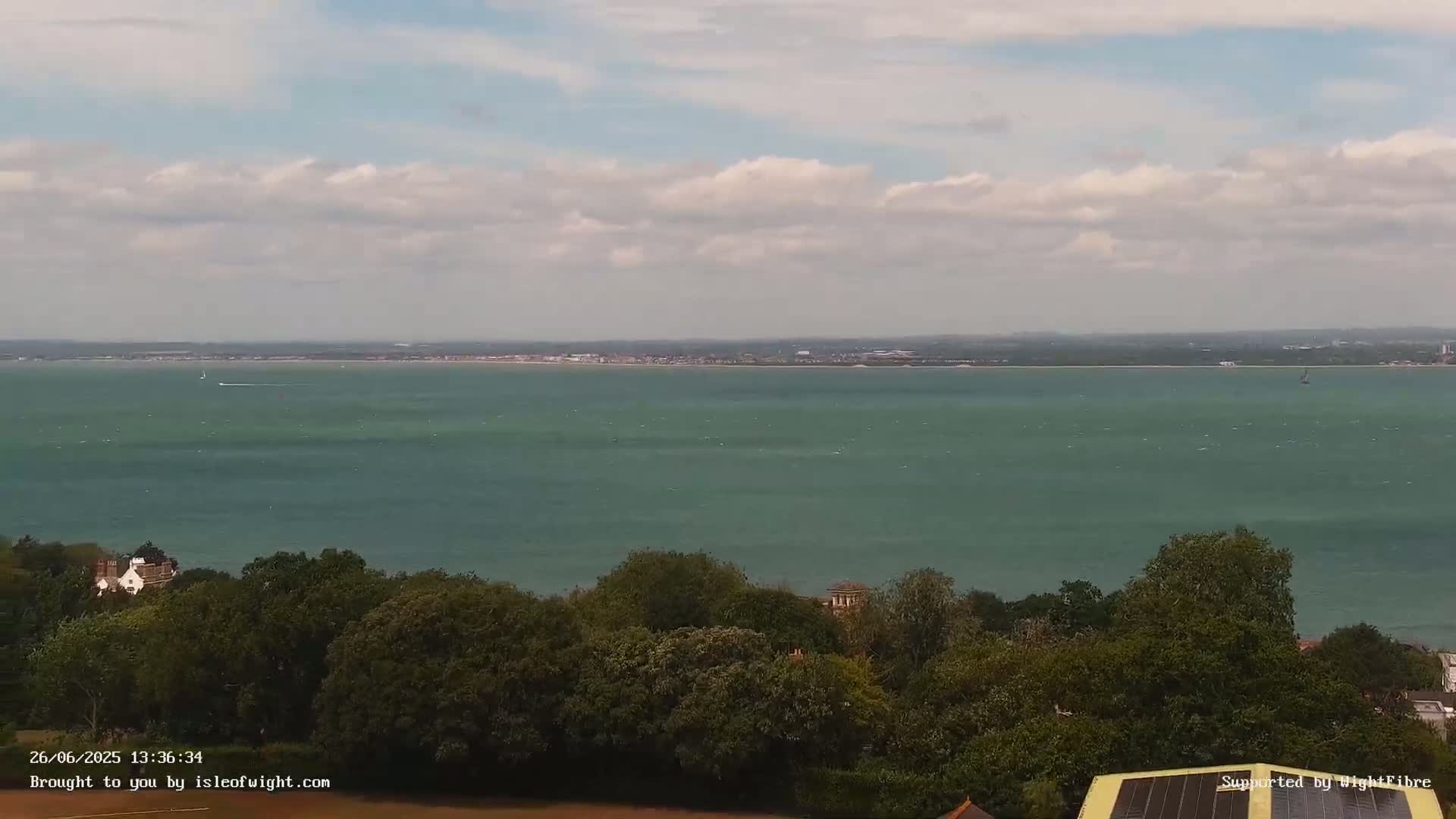 Portsmouth & Ryde City & The Solent Panaromic PTZ Live Cam - Ryde, Isle of Wight, South East, England, United Kingdom