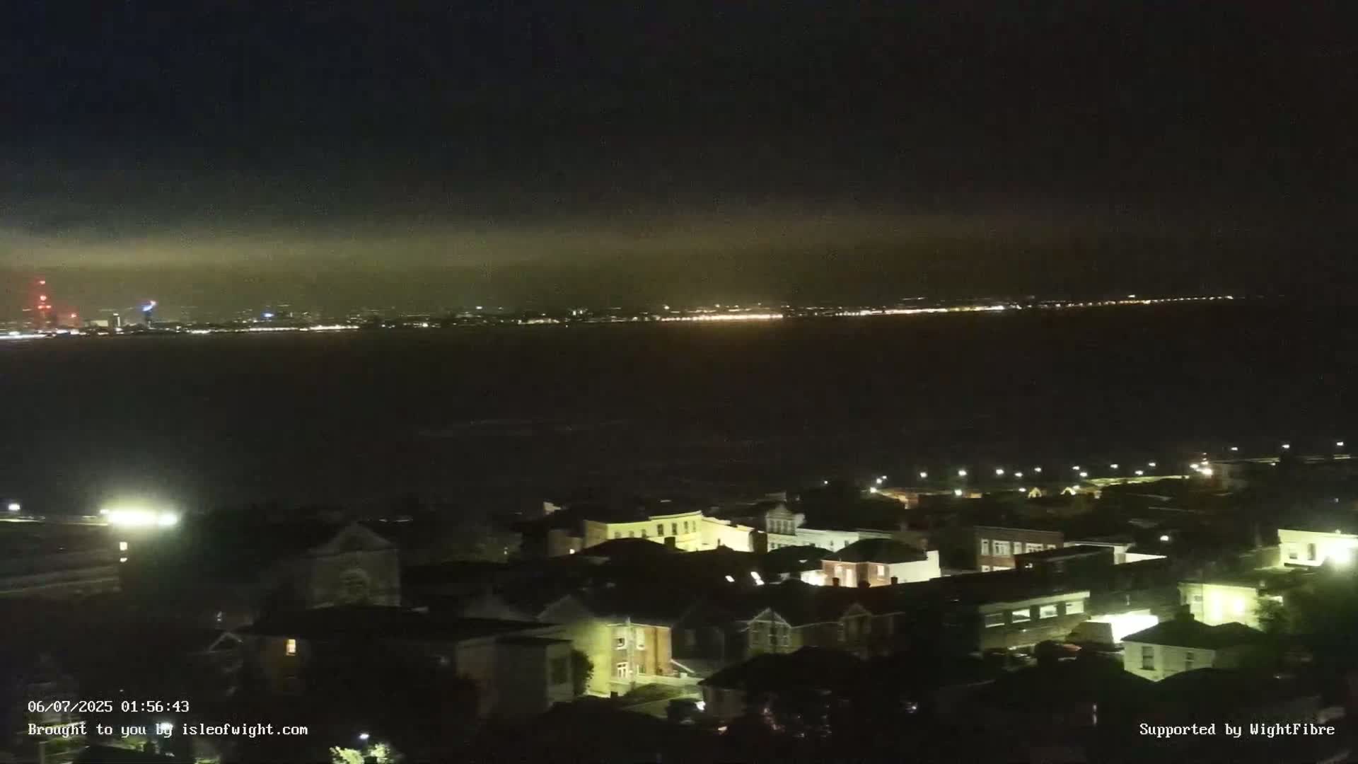 Portsmouth & Ryde City & The Solent Panaromic PTZ Live Cam - Ryde, Isle of Wight, South East, England, United Kingdom