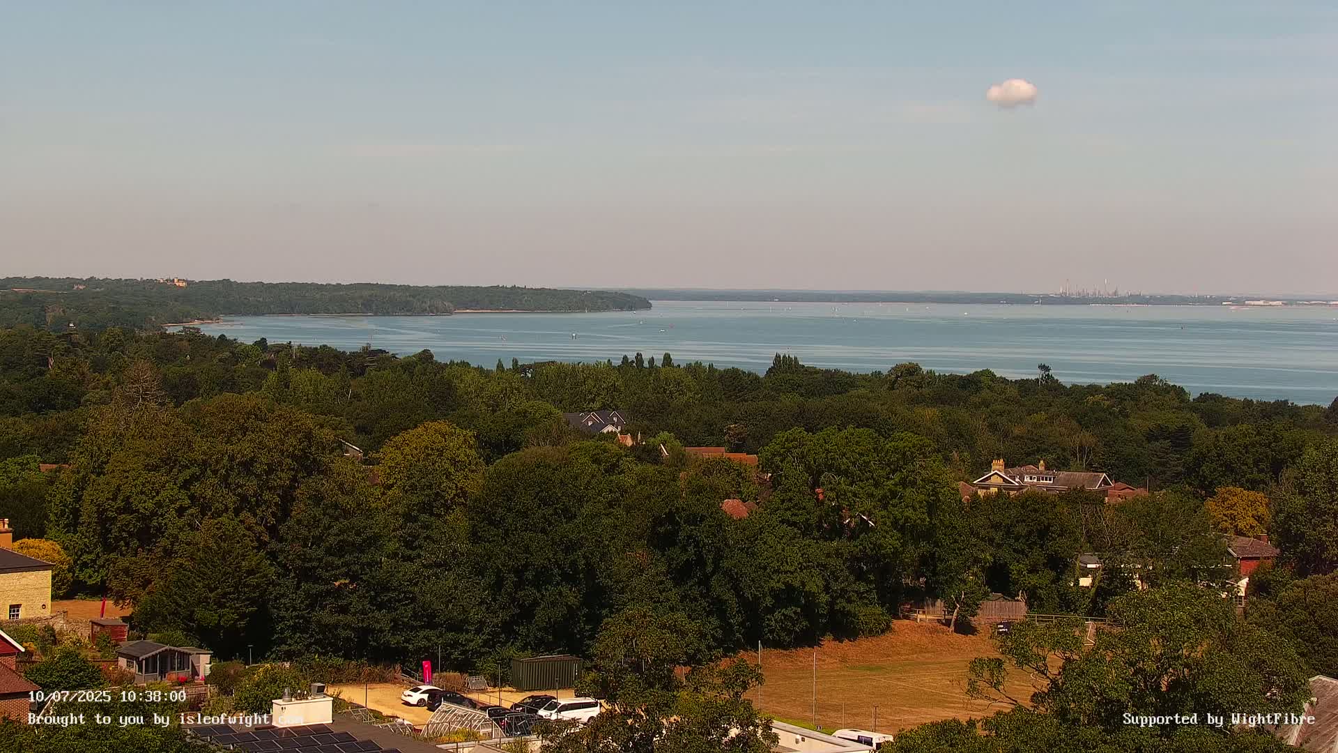 Portsmouth & Ryde City & The Solent Panaromic PTZ Live Cam - Ryde, Isle of Wight, South East, England, United Kingdom