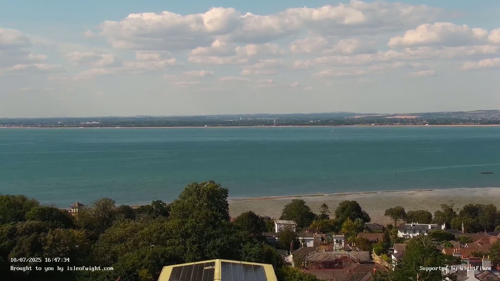 Portsmouth & Ryde City & The Solent Panaromic PTZ Live Cam - Ryde, Isle of Wight, South East, England, United Kingdom