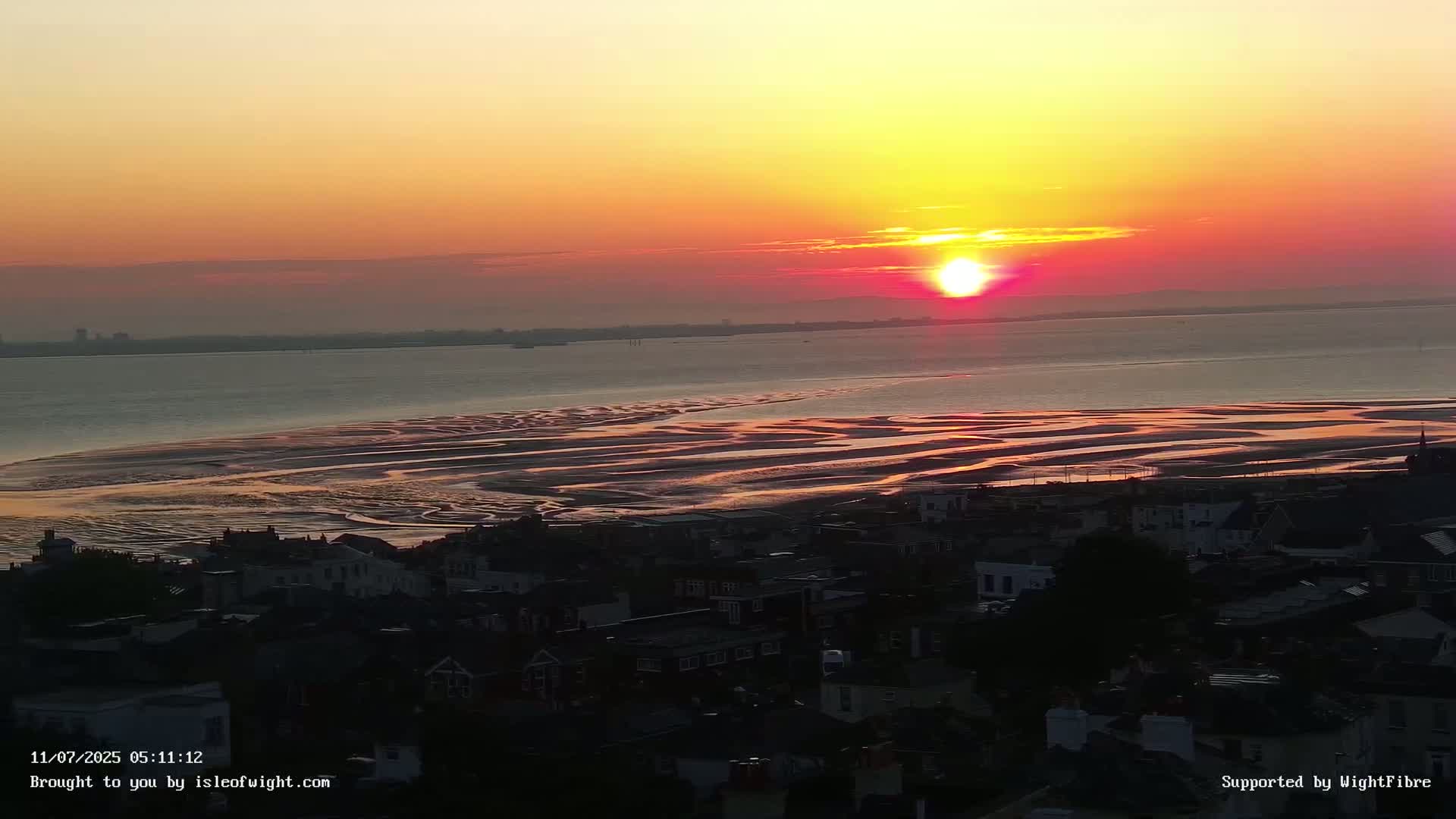 Portsmouth & Ryde City & The Solent Panaromic PTZ Live Cam - Ryde, Isle of Wight, South East, England, United Kingdom