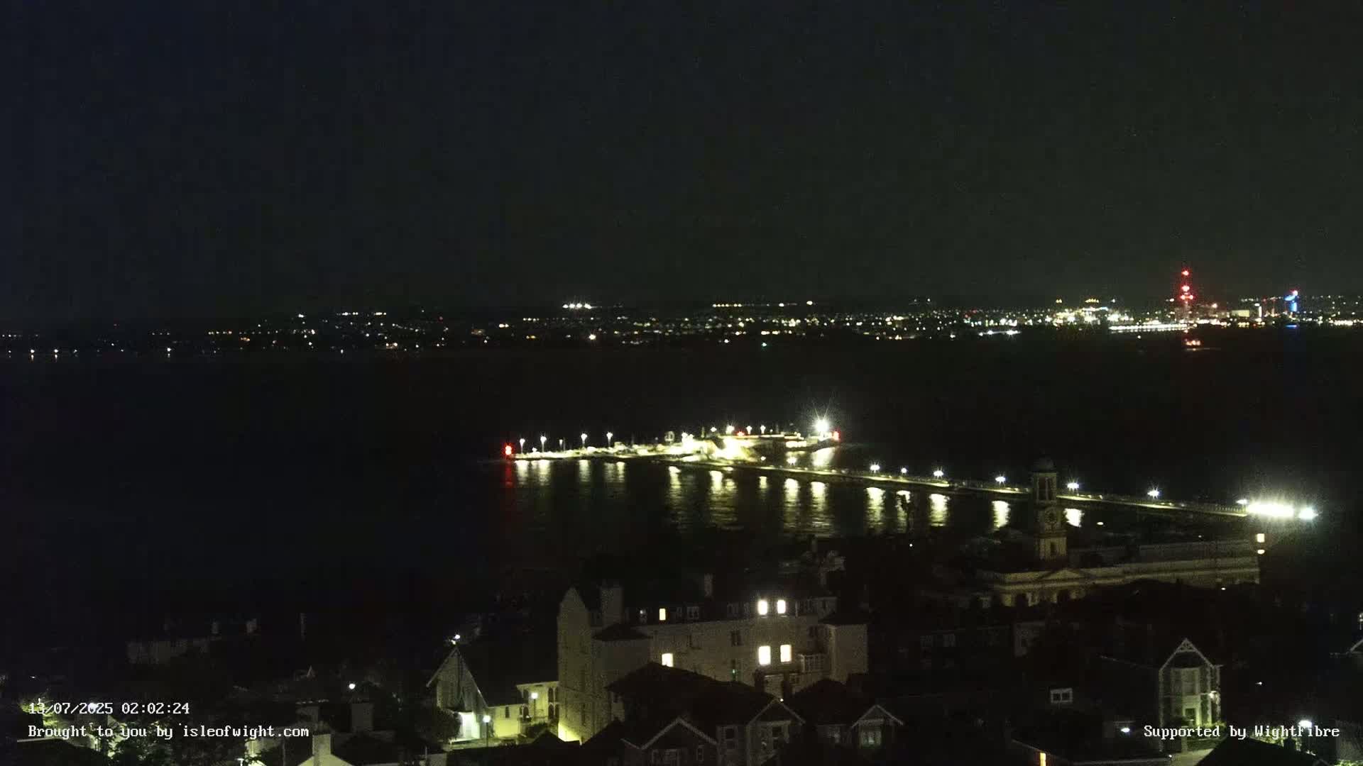 Portsmouth & Ryde City & The Solent Panaromic PTZ Live Cam - Ryde, Isle of Wight, South East, England, United Kingdom