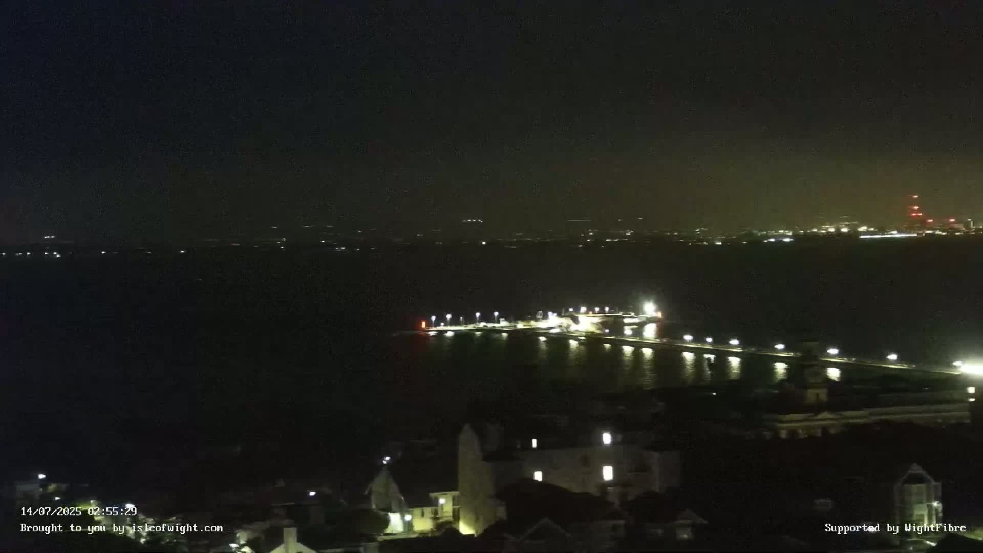 Portsmouth & Ryde City & The Solent Panaromic PTZ Live Cam - Ryde, Isle of Wight, South East, England, United Kingdom