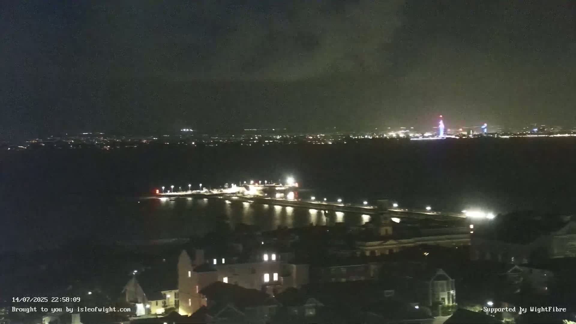 Portsmouth & Ryde City & The Solent Panaromic PTZ Live Cam - Ryde, Isle of Wight, South East, England, United Kingdom