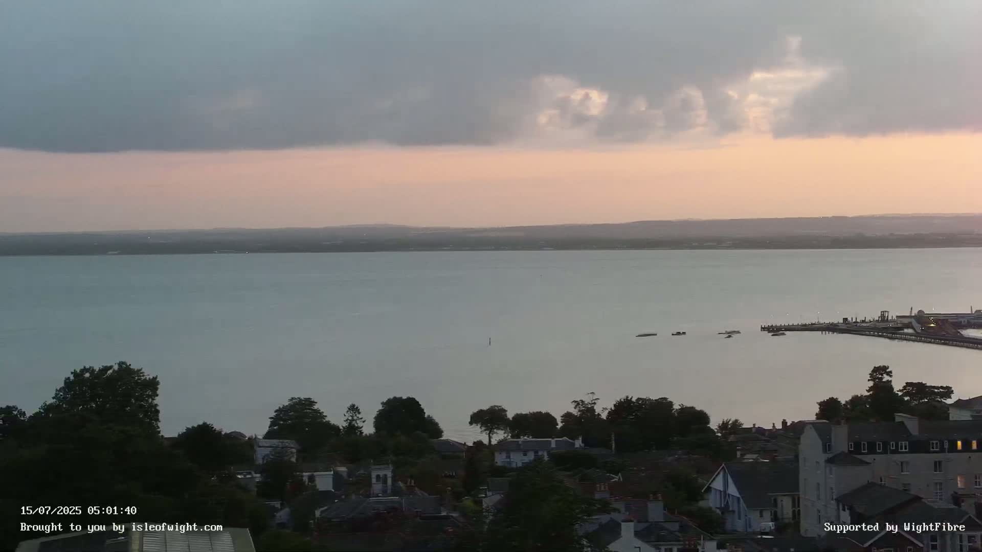 Portsmouth & Ryde City & The Solent Panaromic PTZ Live Cam - Ryde, Isle of Wight, South East, England, United Kingdom