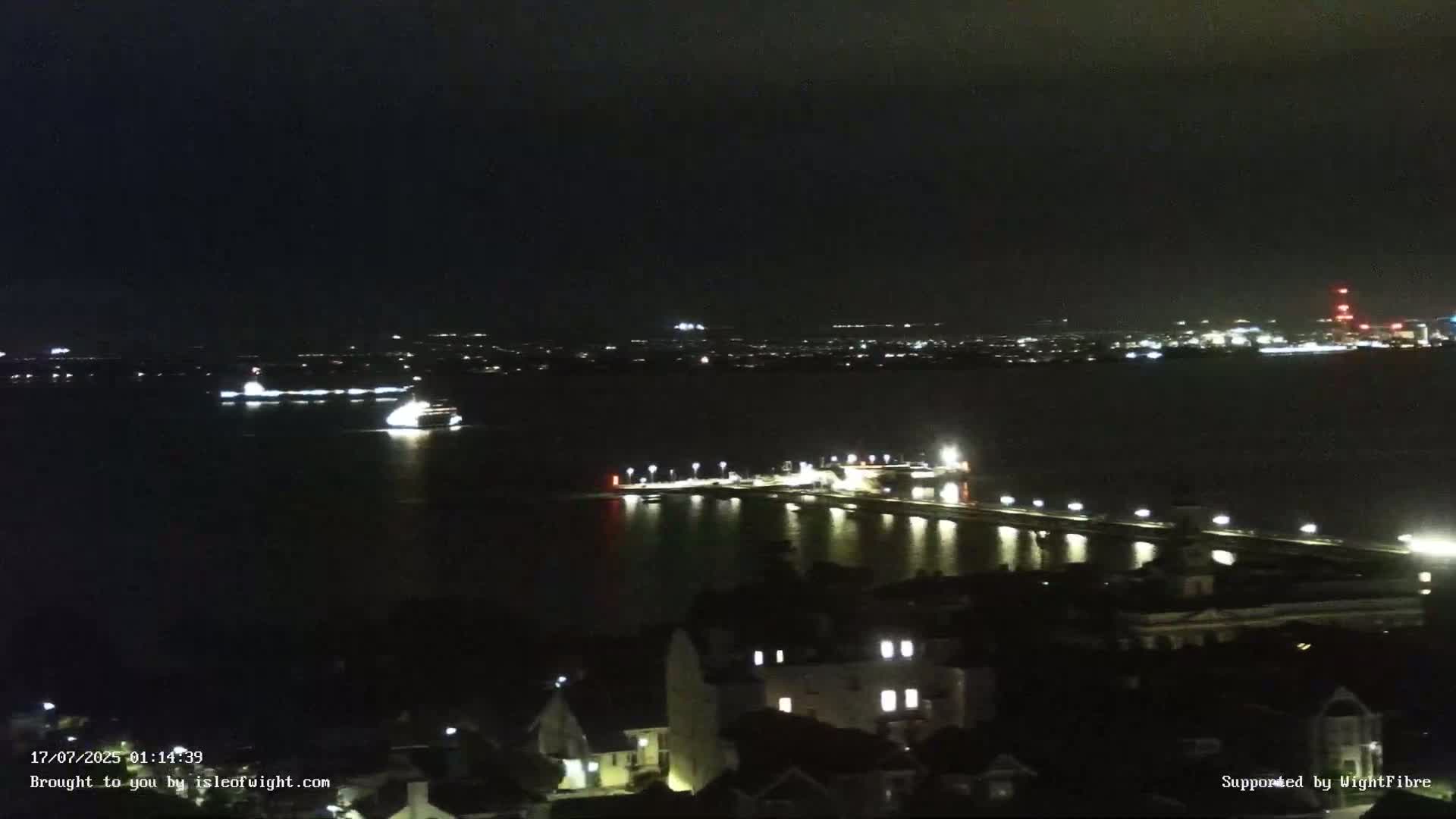 Portsmouth & Ryde City & The Solent Panaromic PTZ Live Cam - Ryde, Isle of Wight, South East, England, United Kingdom