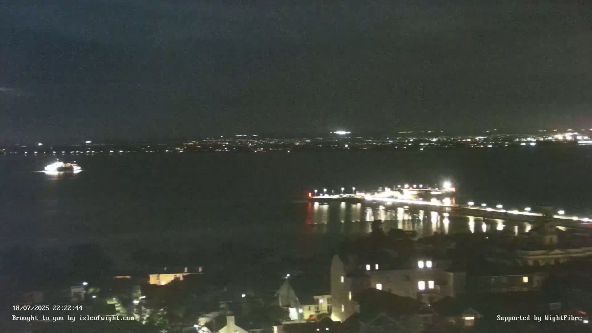 Portsmouth & Ryde City & The Solent Panaromic PTZ Live Cam - Ryde, Isle of Wight, South East, England, United Kingdom