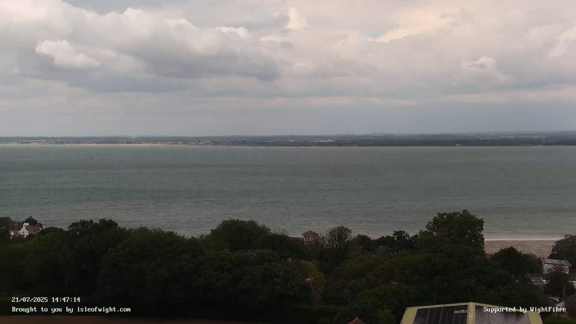 Portsmouth & Ryde City & The Solent Panaromic PTZ Live Cam - Ryde, Isle of Wight, South East, England, United Kingdom