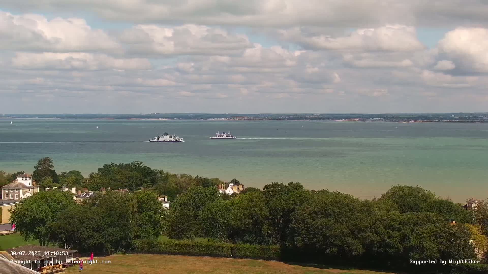 Portsmouth & Ryde City & The Solent Panaromic PTZ Live Cam - Ryde, Isle of Wight, South East, England, United Kingdom