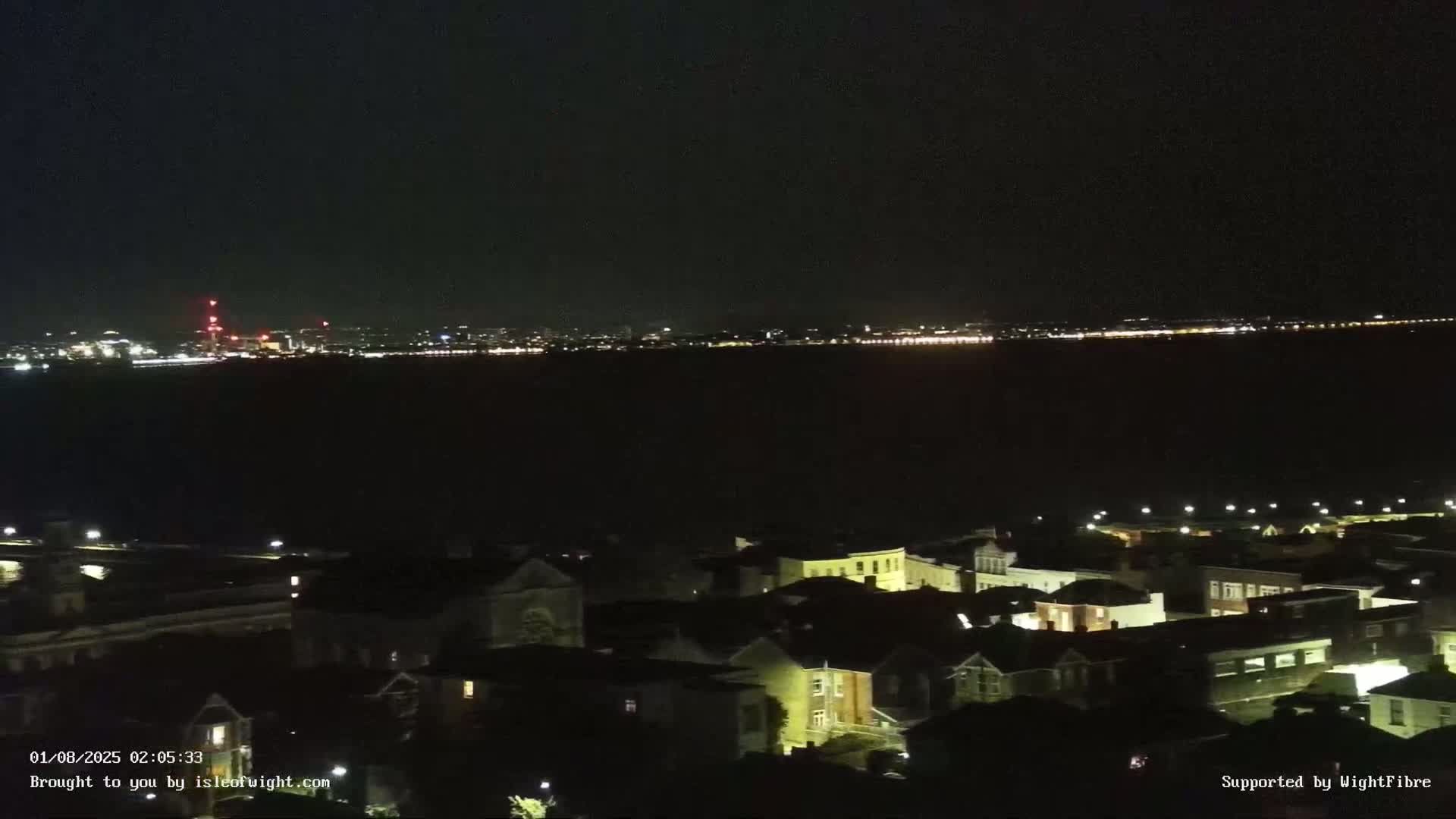 Portsmouth & Ryde City & The Solent Panaromic PTZ Live Cam - Ryde, Isle of Wight, South East, England, United Kingdom