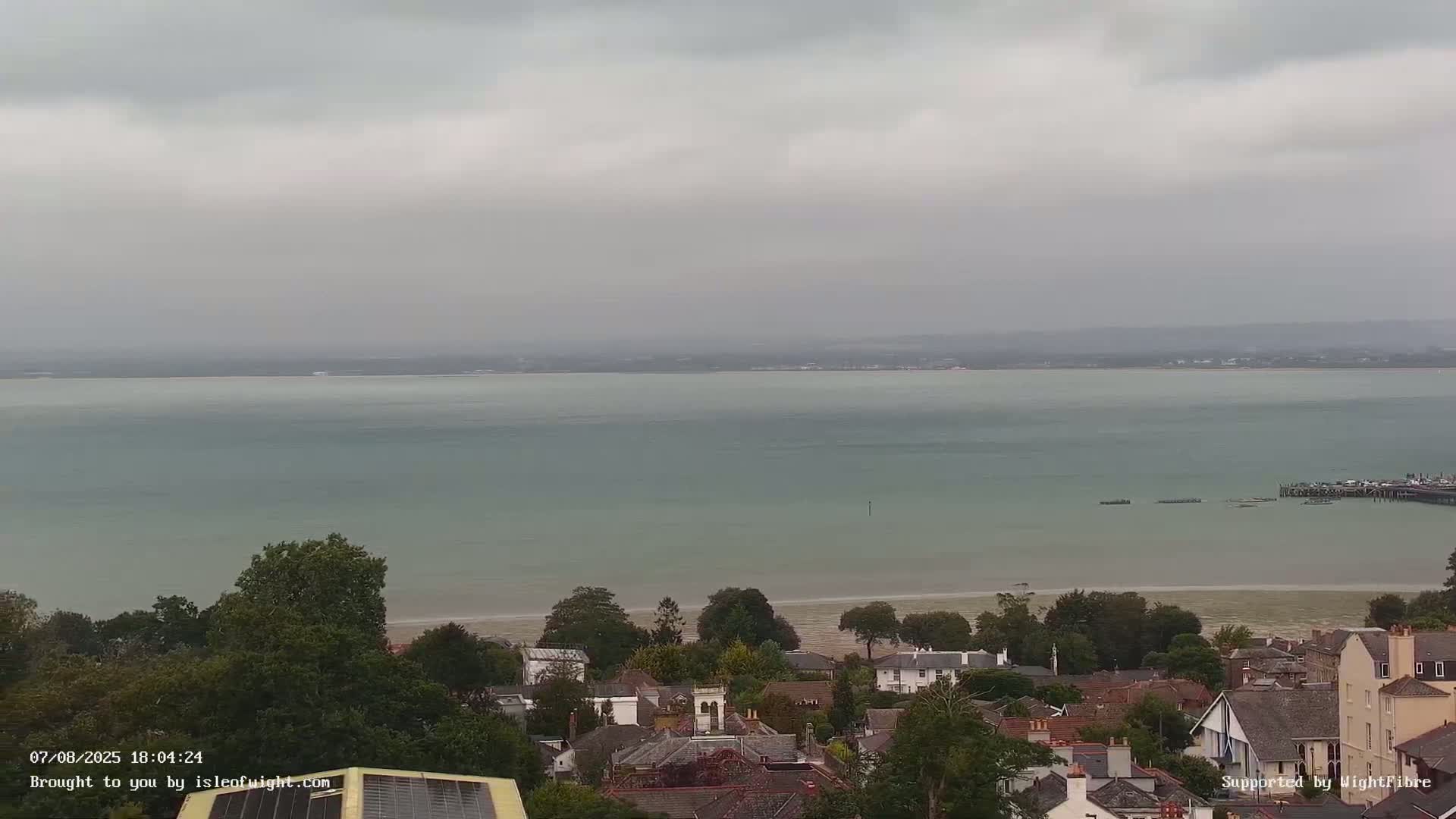 Portsmouth & Ryde City & The Solent Panaromic PTZ Live Cam - Ryde, Isle of Wight, South East, England, United Kingdom