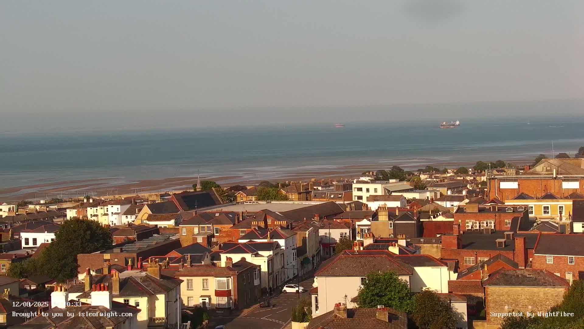 Portsmouth & Ryde City & The Solent Panaromic PTZ Live Cam - Ryde, Isle of Wight, South East, England, United Kingdom