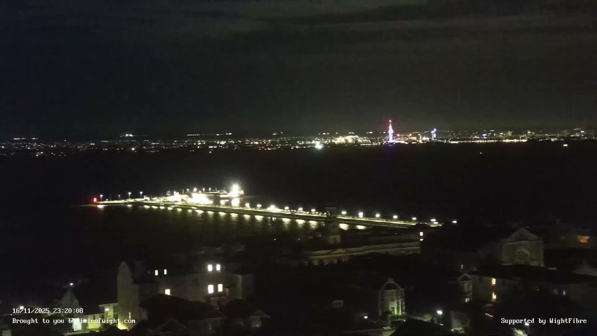 Portsmouth & Ryde City & The Solent Panaromic PTZ Live Cam - Ryde, Isle of Wight, South East, England, United Kingdom