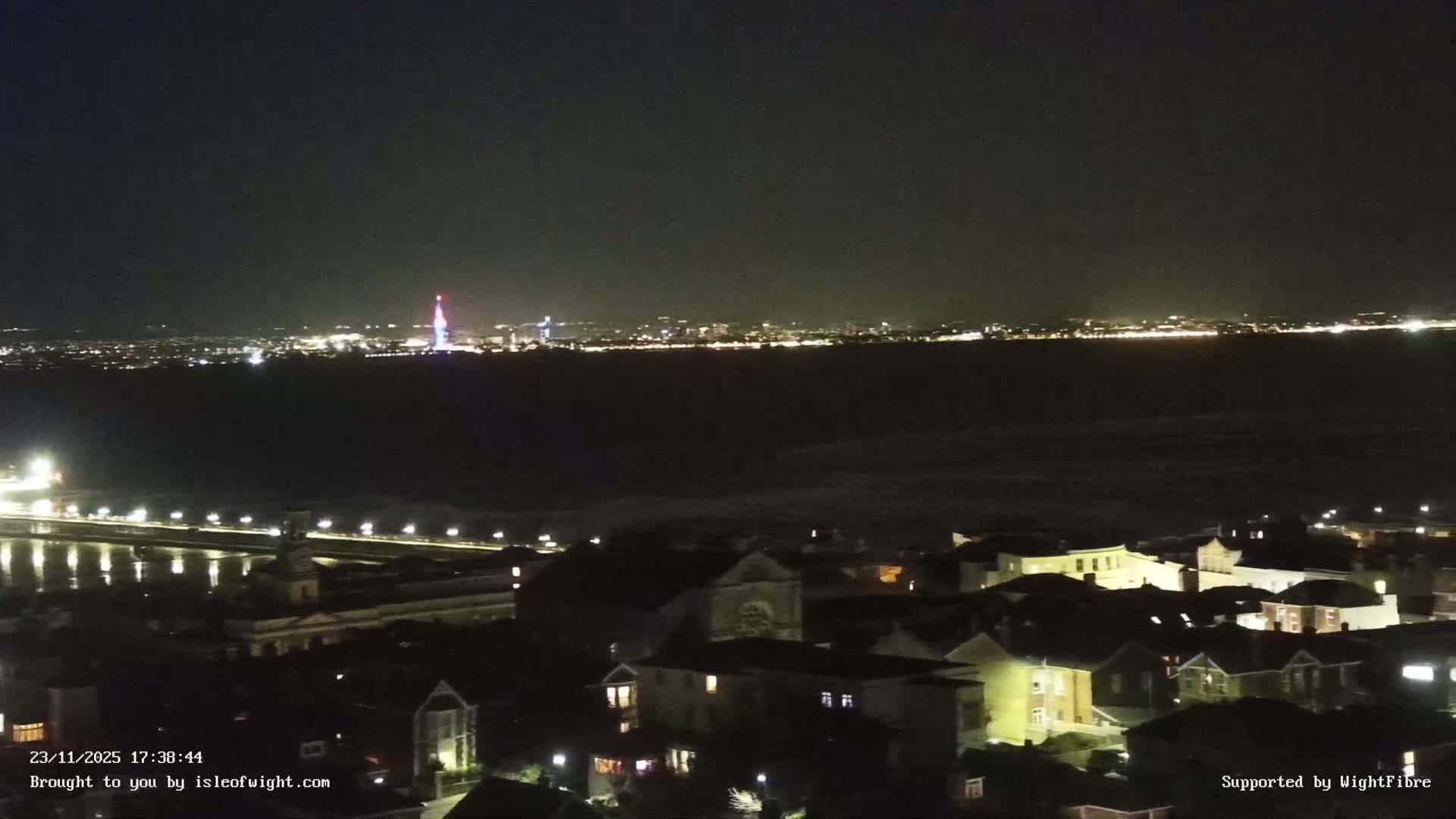 Portsmouth & Ryde City & The Solent Panaromic PTZ Live Cam - Ryde, Isle of Wight, South East, England, United Kingdom