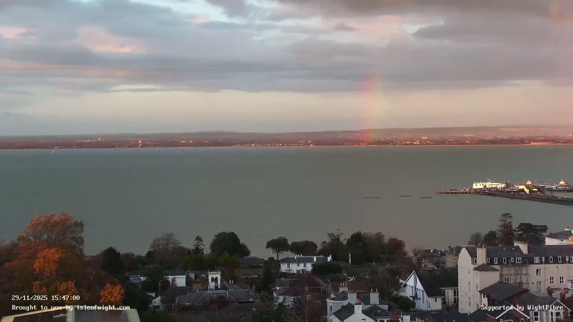 Portsmouth & Ryde City & The Solent Panaromic PTZ Live Cam - Ryde, Isle of Wight, South East, England, United Kingdom