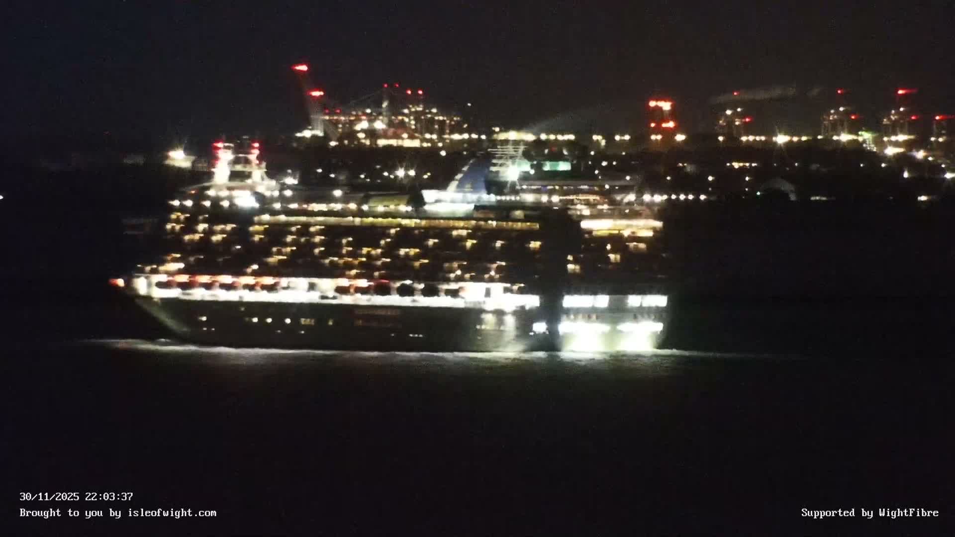 Portsmouth & Ryde City & The Solent Panaromic PTZ Live Cam - Ryde, Isle of Wight, South East, England, United Kingdom