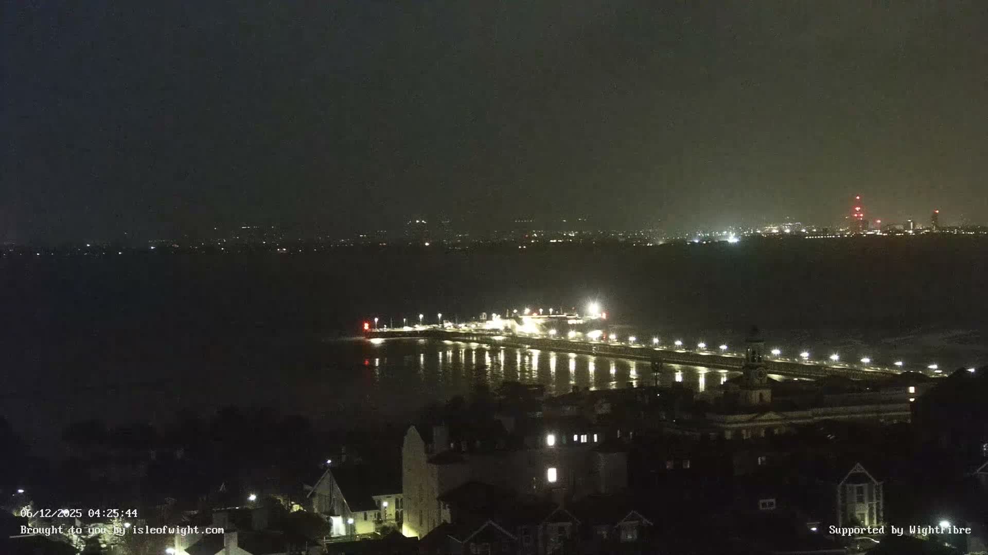 Portsmouth & Ryde City & The Solent Panaromic PTZ Live Cam - Ryde, Isle of Wight, South East, England, United Kingdom