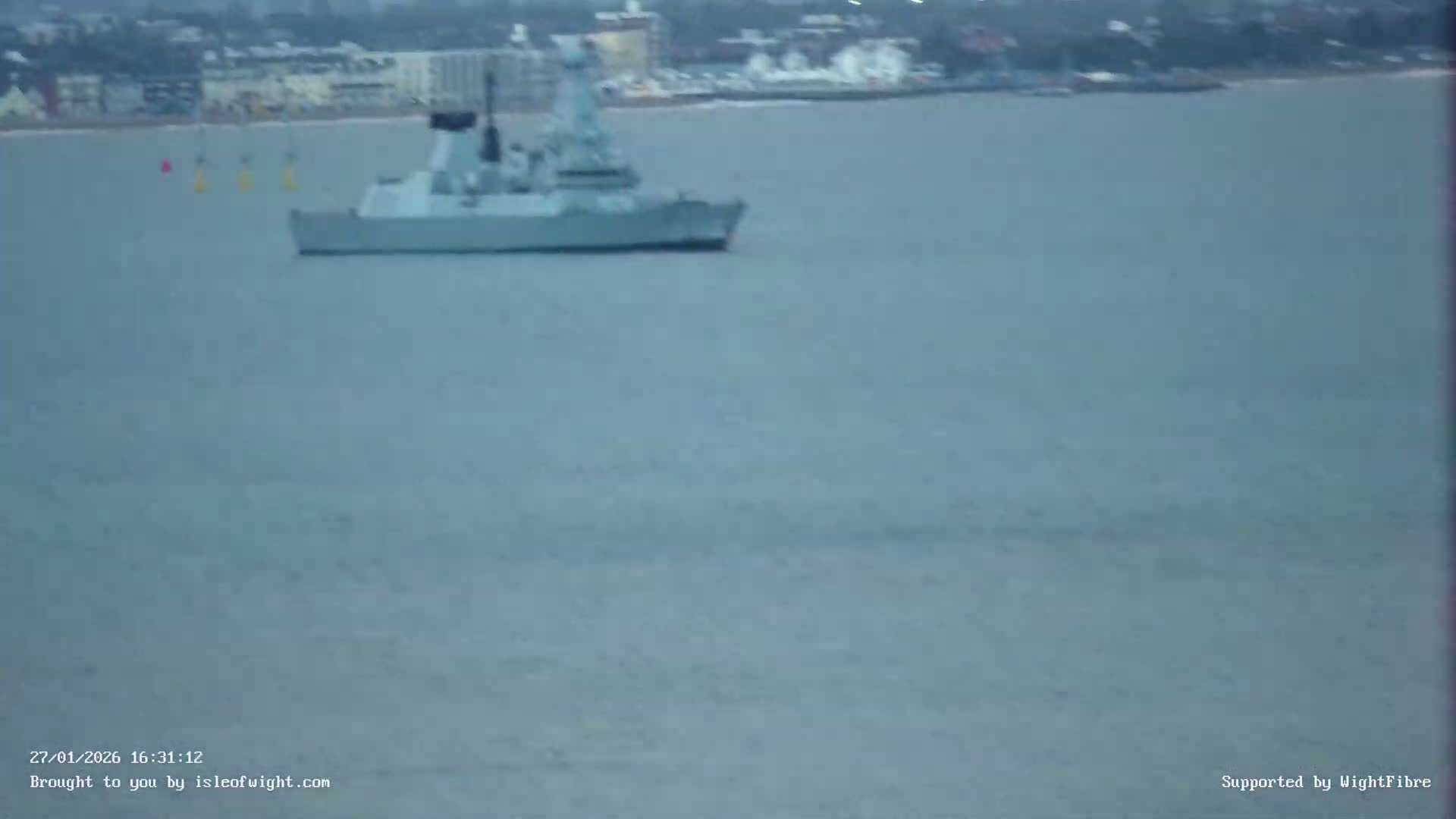 Portsmouth & Ryde City & The Solent Panaromic PTZ Live Cam - Ryde, Isle of Wight, South East, England, United Kingdom