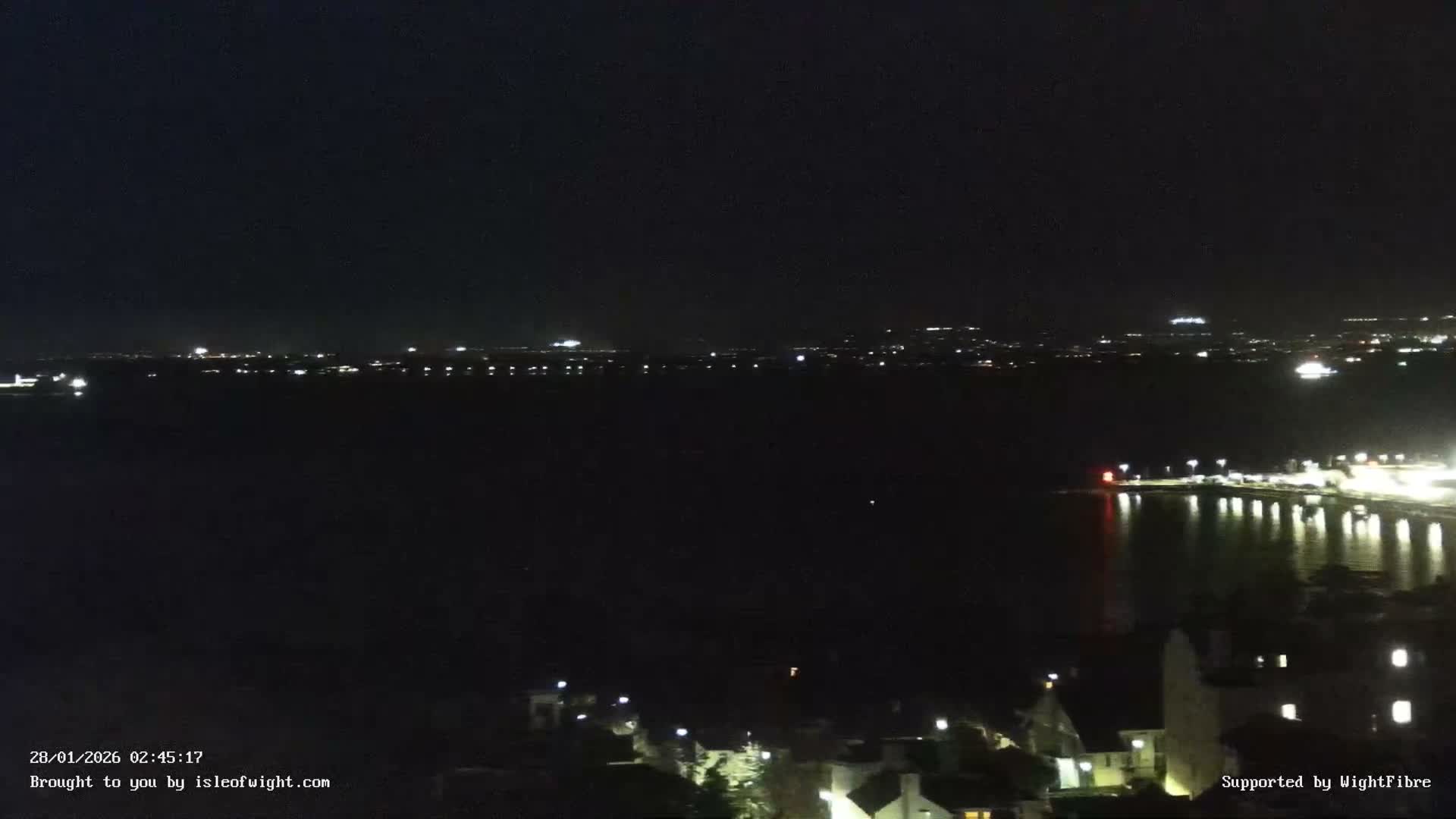 Portsmouth & Ryde City & The Solent Panaromic PTZ Live Cam - Ryde, Isle of Wight, South East, England, United Kingdom