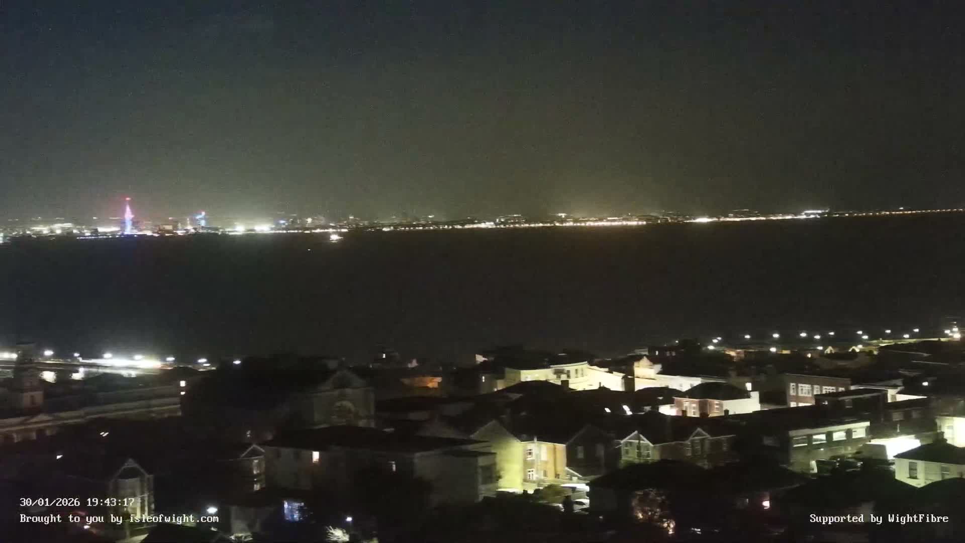 Portsmouth & Ryde City & The Solent Panaromic PTZ Live Cam - Ryde, Isle of Wight, South East, England, United Kingdom