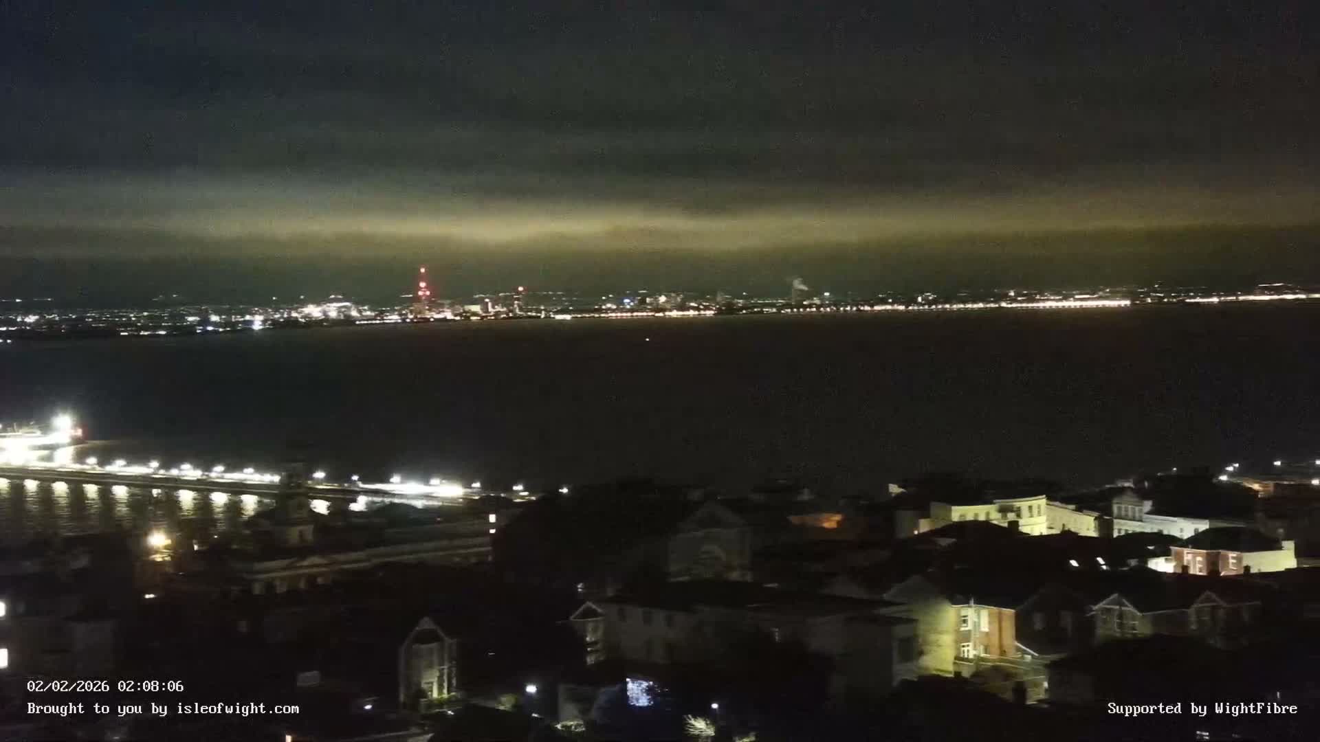 Portsmouth & Ryde City & The Solent Panaromic PTZ Live Cam - Ryde, Isle of Wight, South East, England, United Kingdom