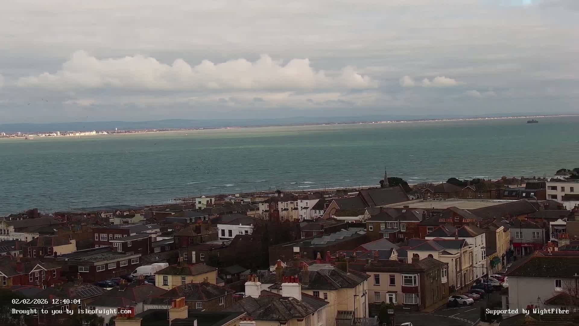 Portsmouth & Ryde City & The Solent Panaromic PTZ Live Cam - Ryde, Isle of Wight, South East, England, United Kingdom