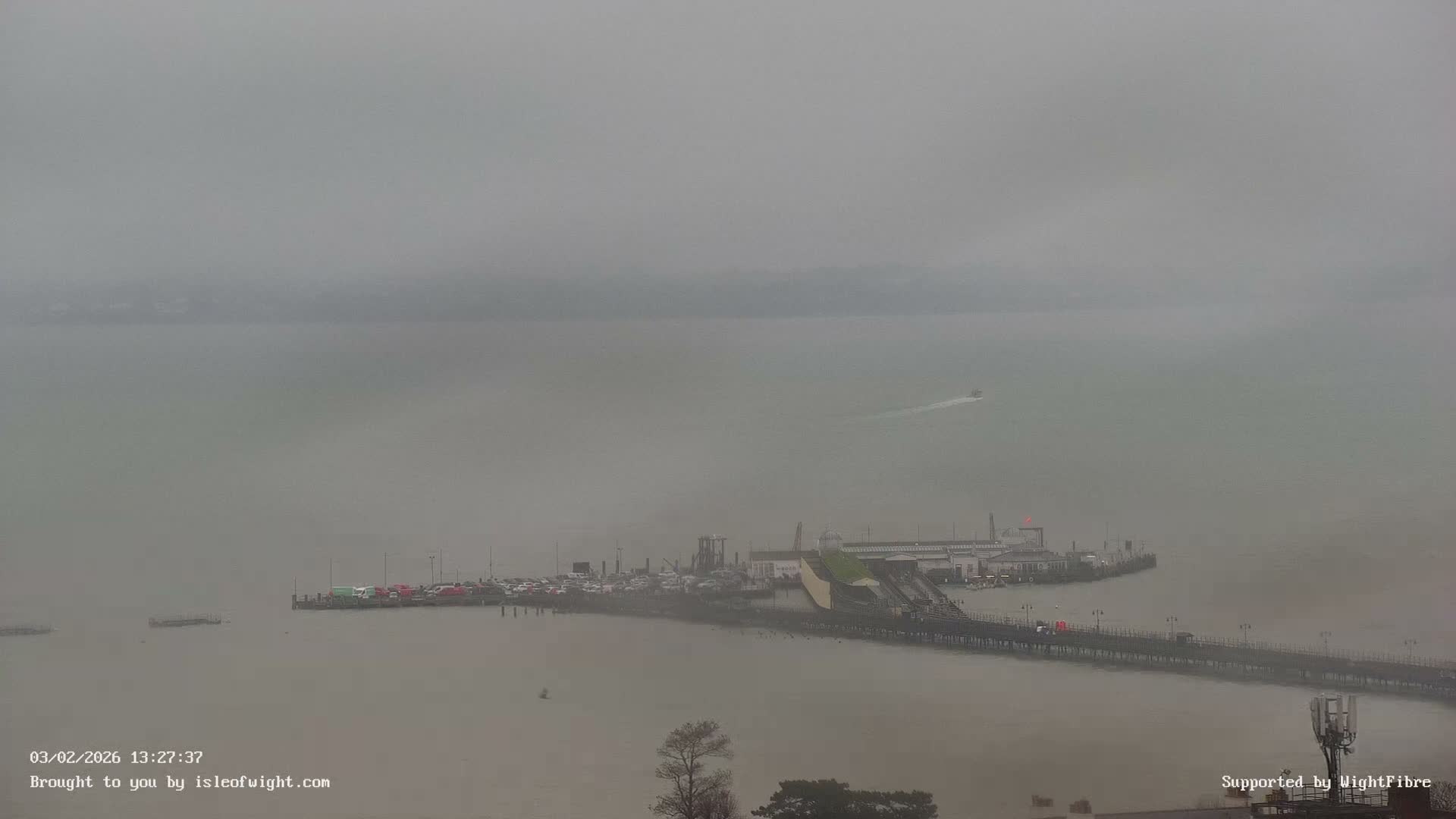 Portsmouth & Ryde City & The Solent Panaromic PTZ Live Cam - Ryde, Isle of Wight, South East, England, United Kingdom